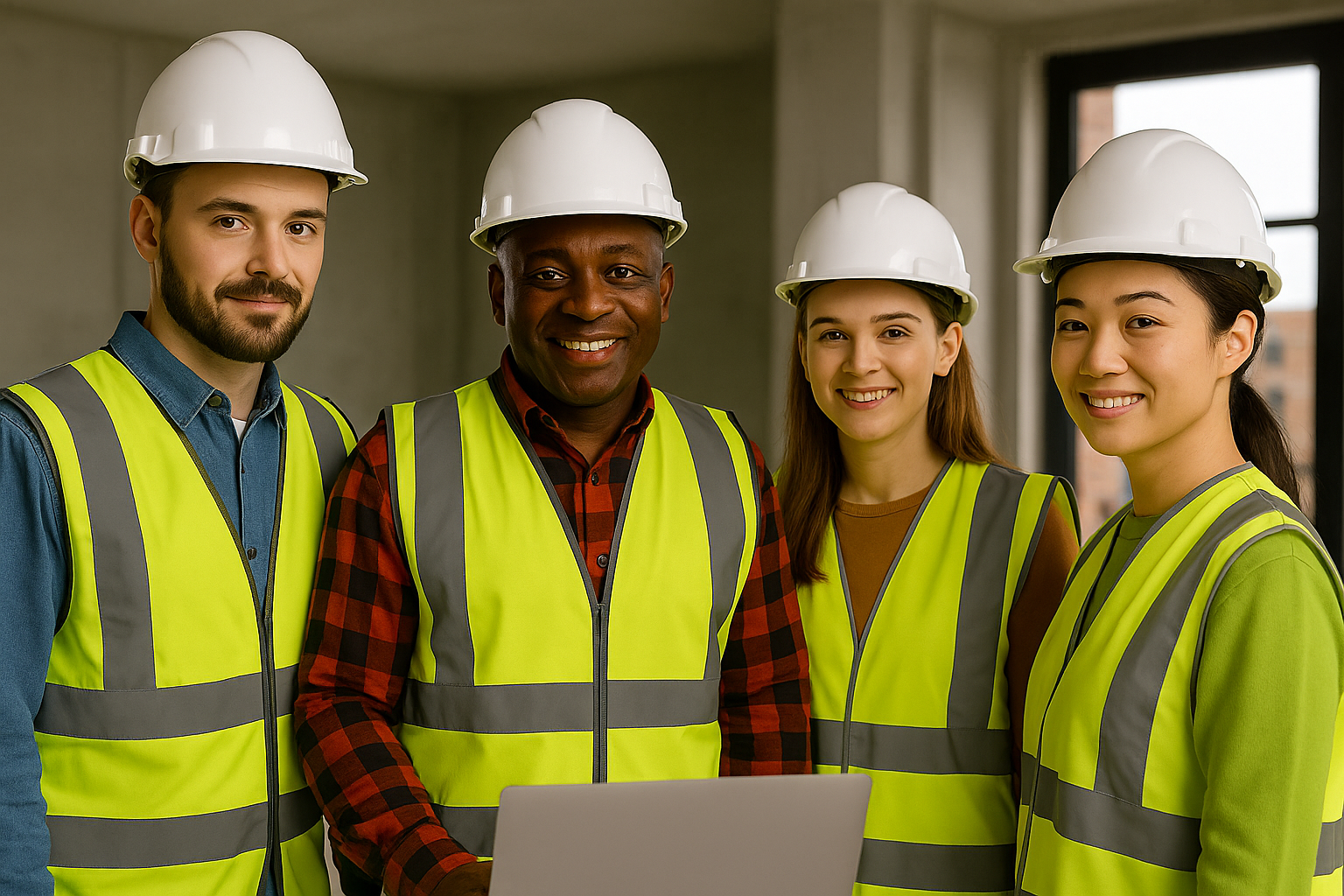 PAS 2030 installer team working on retrofit energy efficiency project